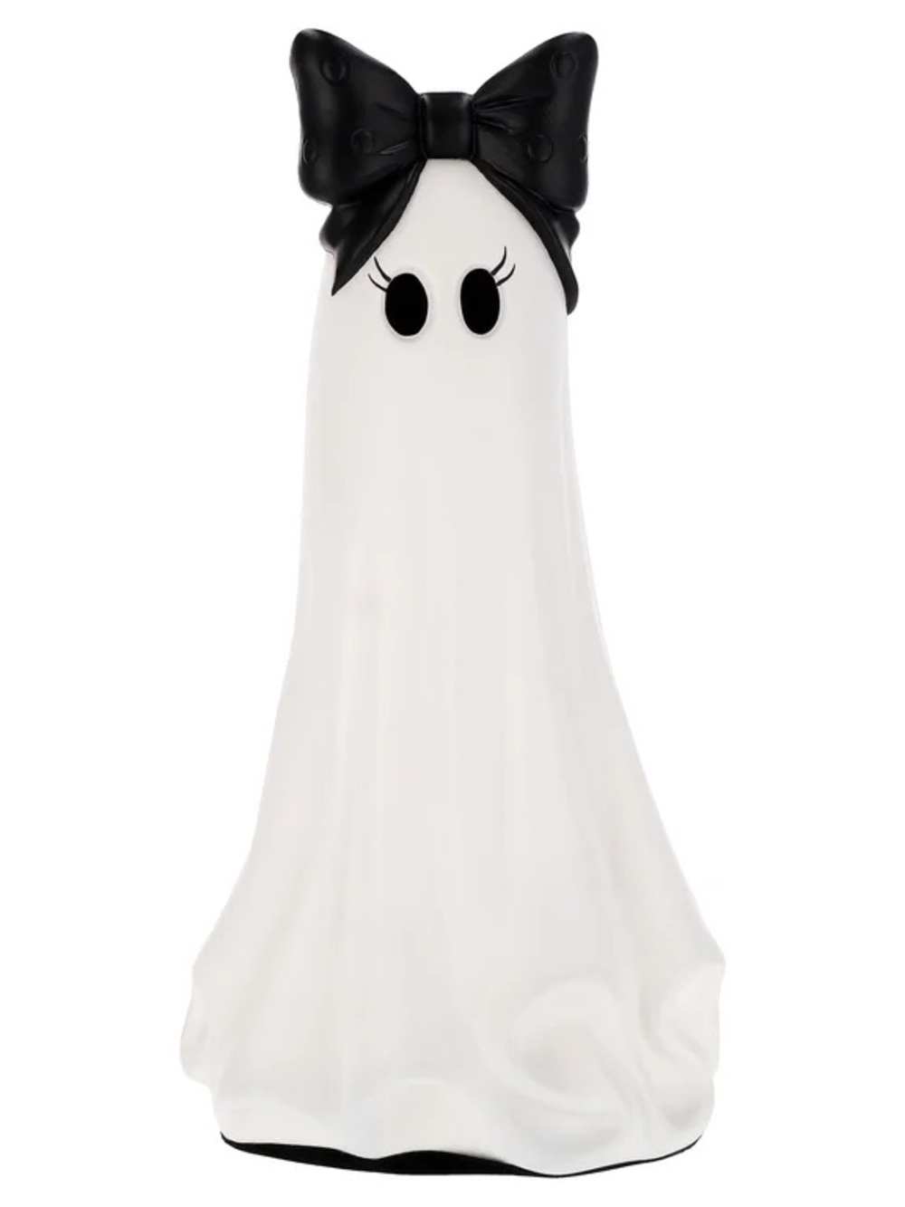 My Texas House White Ghost Décor with Black Bow Accent Viral - Picture 2 of 5